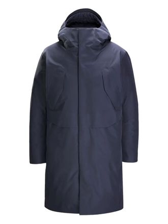 Veilance Sorin hooded down parka - Blue