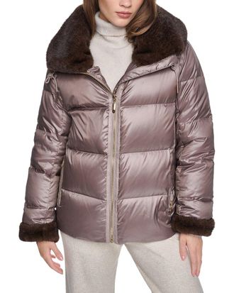 Halston Heritage Down Puffer Coat