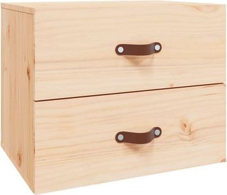 vidaXL Wall-mounted Bedside Cabinet 50x36x40 cm vidaXL