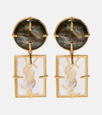 Saint Laurent Cassandre clip-on earrings