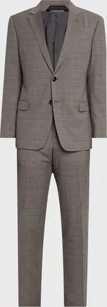 Giorgio Armani Men & apos;s Windowpane Suit