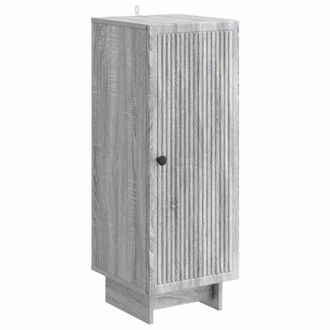 vidaXL Aparador Sonoma Gris 33 X 34,5 X 90 Cm Madera De Ingenier&iacute;a Vidaxl