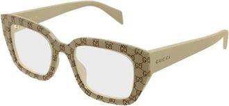 Gucci Glasses, female, Brown, Size: 50 MM 005 Eyeglasses