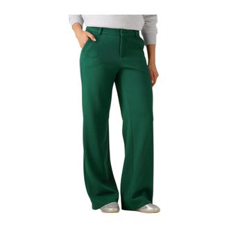 Pom Amsterdam Broeken, Dames, Groen, M, Groene Lara Broeken voor Vrouwen