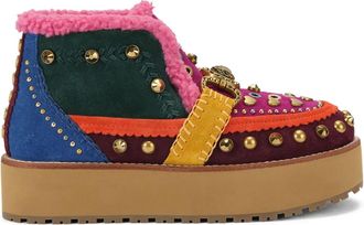 Kurt Geiger Mansion suede boots - women - Suede/Fabric/Rubber - 39 - Green