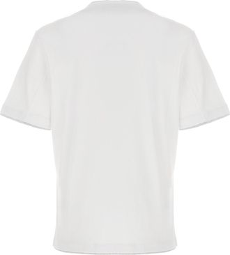 Brunello Cucinelli Double Layer Cotton T-Shirt - White