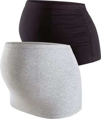 Neun Monate Umstands-Set », 2er Pack Bauchbänder für Schwangerschaft und Stillzeit« Packung, Packung, 2 Stk. tlg. Maternity Belly Belts