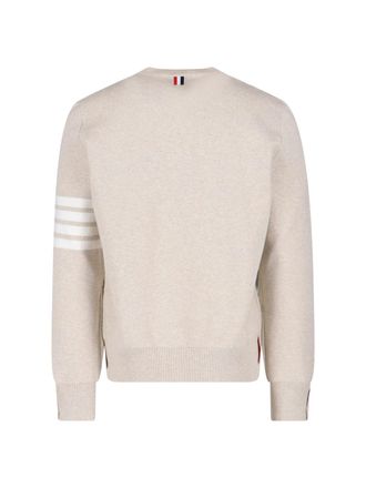 Thom Browne Mens Sweaters Beige Cotton