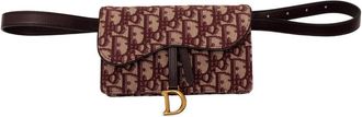Dior Pre-owned Dior Oblique Canvas Saddle Belt Bag Ladies XNYTPNJ1WQT9IQ2U