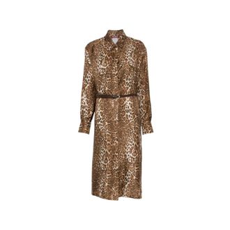 Max Mara Dames, Jurken, Bruin, Maat: L