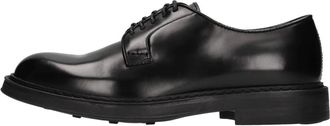 Doucal's Derby Lace-up - Heren - Nette schoenen - Zwart - 45 EU - Leer - Schoenen