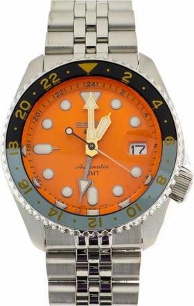 Seiko Unisex - Ssk 005K1 - Herenhorloge 5 Automatisch 3 Wijzers - Dames - Horloges - Oranje - ONE Size - Accessoires