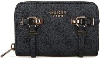 Guess Accessoires, Dames, Grijs, ONE Size, Leona Logo Slg Med Zip Around