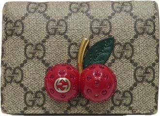 Gucci Beige Gg Supreme Wallet (Bi-Fold) (Pre-Owned)