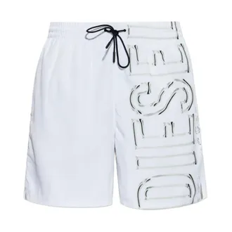 Diesel Beachwear, male, White, Size: XL Soccer 41 D-Core