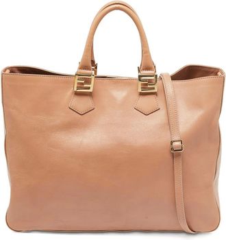Fendi Borsa tote in pelle - Toni neutri