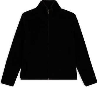 Freddy Giacca da donna in pile sherpa con collo alto e zip