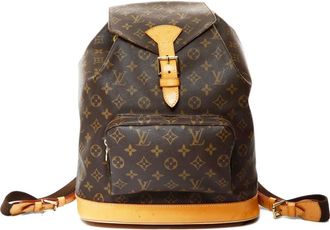Louis Vuitton Zaino Montsouris GM con monogramma 1996 - Marrone