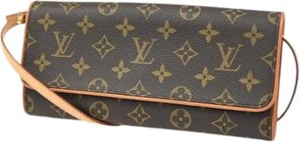 Louis Vuitton Pre-owned Clutches, female, Brown, Size: ONE SIZE Pre-owned Vintage Canvas Clutch