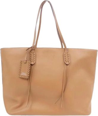 Ralph Lauren Pre-owned Tote Bags, male, Brown, Size: ONE SIZE Pre-owned Polo Tote Bag