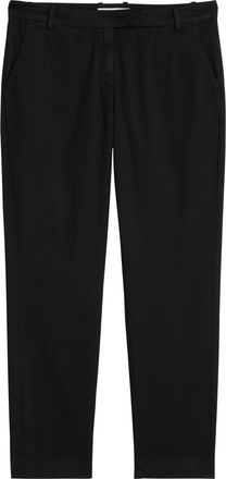 Marc O'Polo Chinohose MARC OPOLO Torne, Damen, Gr. 32, N-Gr, schwarz, Web, Obermaterial: 97% Baumwolle, 3% Elasthan, schmal 7/8-L&auml;nge, Hosen Chinohose, Model Torn