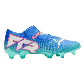 Puma Heren Future 7 Ultimate Lage Stevige Grond Voetbalschoenen (Blauw)