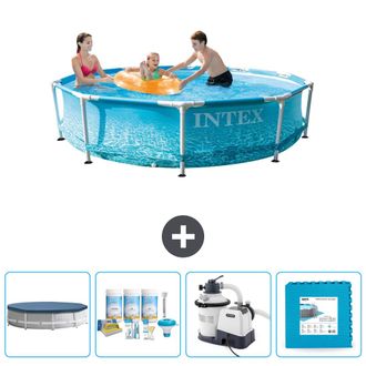 Intex Piscina Con Estructura Redonda - 305x76 Cm - 7-piezas Scb60