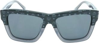 MCM Occhiali da sole squadrati MCM con logo - Nero