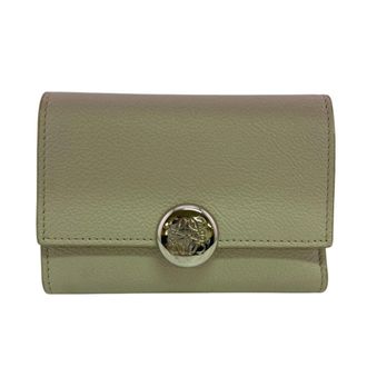 Loewe Beige Leather Wallet (Tri-Fold) (Pre-Owned)