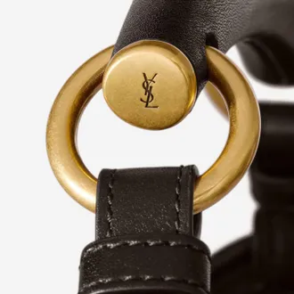 Saint Laurent Womens Shoulder Bag Mombasa Leather Brown
