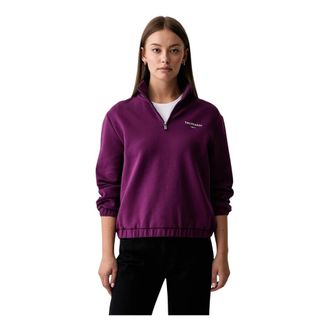 Trussardi Hoodies & sweatvesten, Dames, Paars, S, Sweatshirts & Hoodies > Sweatshirts & Hoodies