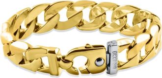 Pompeii3 Mens Heavy Cuban Link 14k Gold (202gram) or Platinum (325gram) 18.5mm Bracelet 10