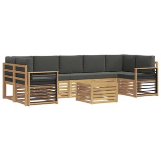 vidaXL Juegos De Sof&aacute;s Madera De Acacia S&oacute;lida Vidaxl