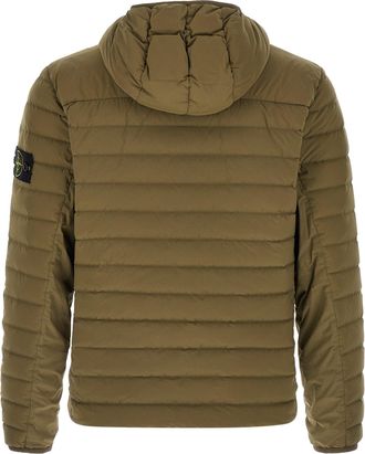 Stone Island Mens Bicolor Polyamide Full-Length Jacket Clothing