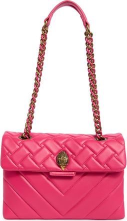 Kurt Geiger Kensington Quilted Convertible Shoulder Bag in Pink Comb at Nordstrom Rack
