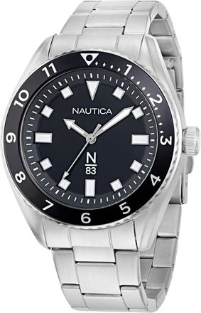 Nautica Finn World 3-Hand Stainless Steel Watch