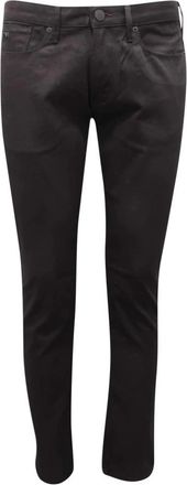 Armani Denim broek in zwart- stijl 8N1J06 - Heren - Slim Fit Broeken - Zwart - W40 - Denim - Broeken
