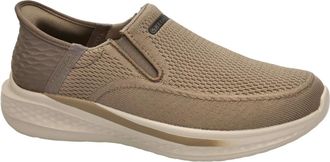 Skechers Fitness, Heren, Bruin, 46 EU, Leer, Slade-Deacon Slip-In Loafer