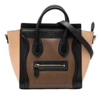 Celine Pre-owned Mini Bags, female, Brown, Size: ONE SIZE Pre-owned Vintage Mini Shoulder Bag