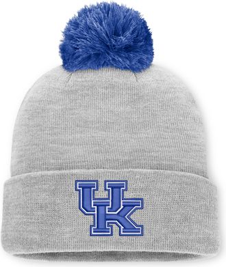Nike Kentucky Peak Nike Mens College Cuffed Beanie in Grey | NC1606GNKY-C9K