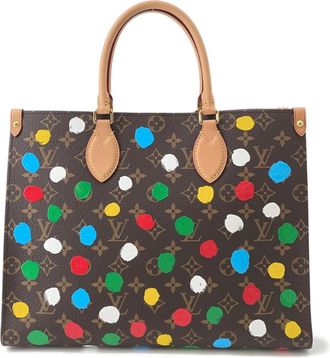 Louis Vuitton Monogram Red Color Monogram Tote Bag (Pre-Owned)