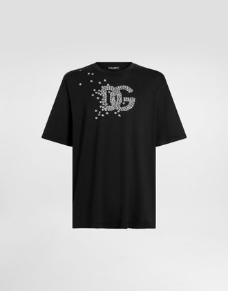 Dolce & Gabbana Cotton T-shirt - Man T-shirts And Polos Black 44
