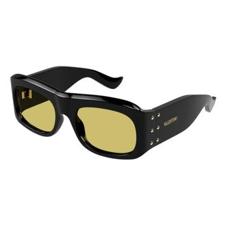Valentino Vg0080S Zonnebril - unisex - Accessoires - Zwart - Maat: 57 MM Nylon