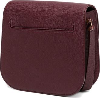 Tom Ford Womens Shoulder Bag Tara Mini Burgundy Calfskin (bos Taurus)