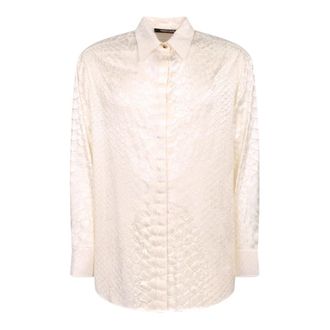 Roberto Cavalli Hombre, Camisas, Blanco, Talla: L