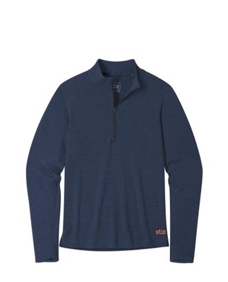Stio Mens Basis PeakWool Midweight Half Zip