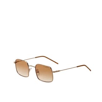 A|X Armani Exchange Womens 46mm Shiny Pale Gold Sunglasses