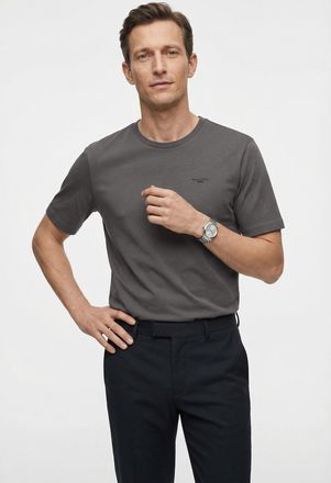 Marc O'Polo Denim T-Shirt MARC OPOLO DENIM, Herren, Gr. XXL, grau (oxide grau), Jersey, Obermaterial: 100% Baumwolle, Rundhals, Shirts T-Shirt