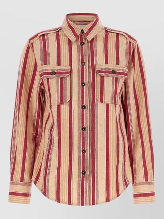 Isabel Marant gelva shirt long sleeves chest pockets