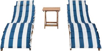 Safavieh Pacifica 3pc Outdoor Lounge Set